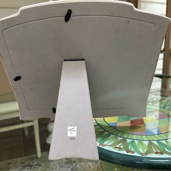 Franz picture frame made of porcelain Lillie’s yellow and light green - Picture 2 of 5